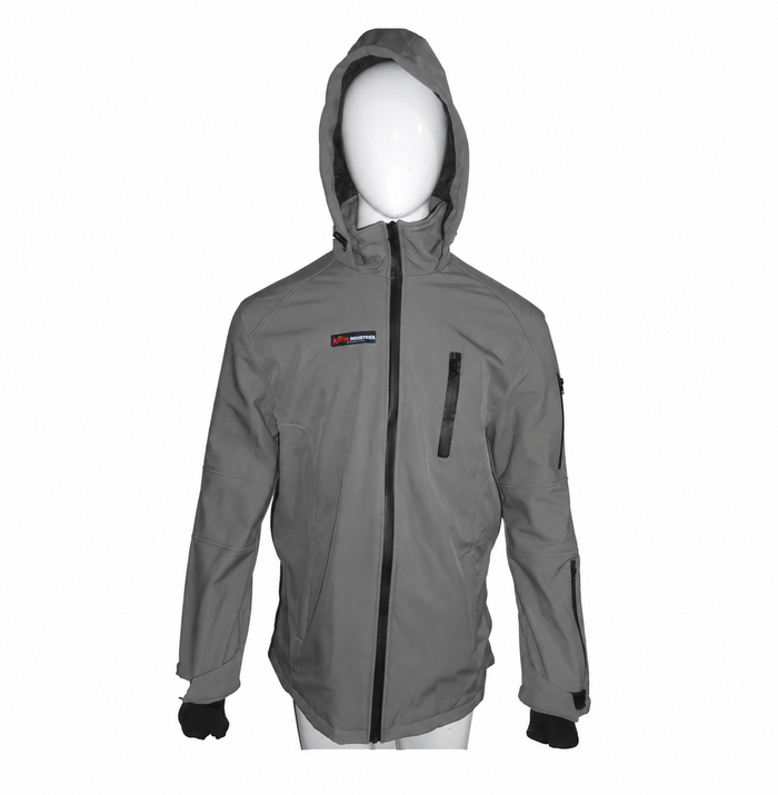 ATTIA Men's Hooded Outdoor Jacket – Grey