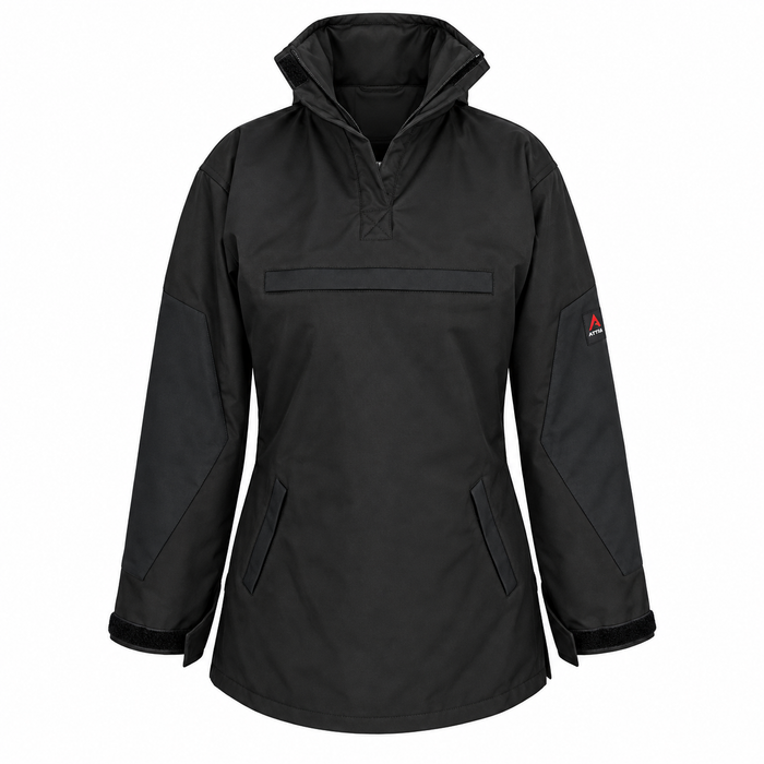 ATTIA Women's Pullover Outdoor Jacket – Black