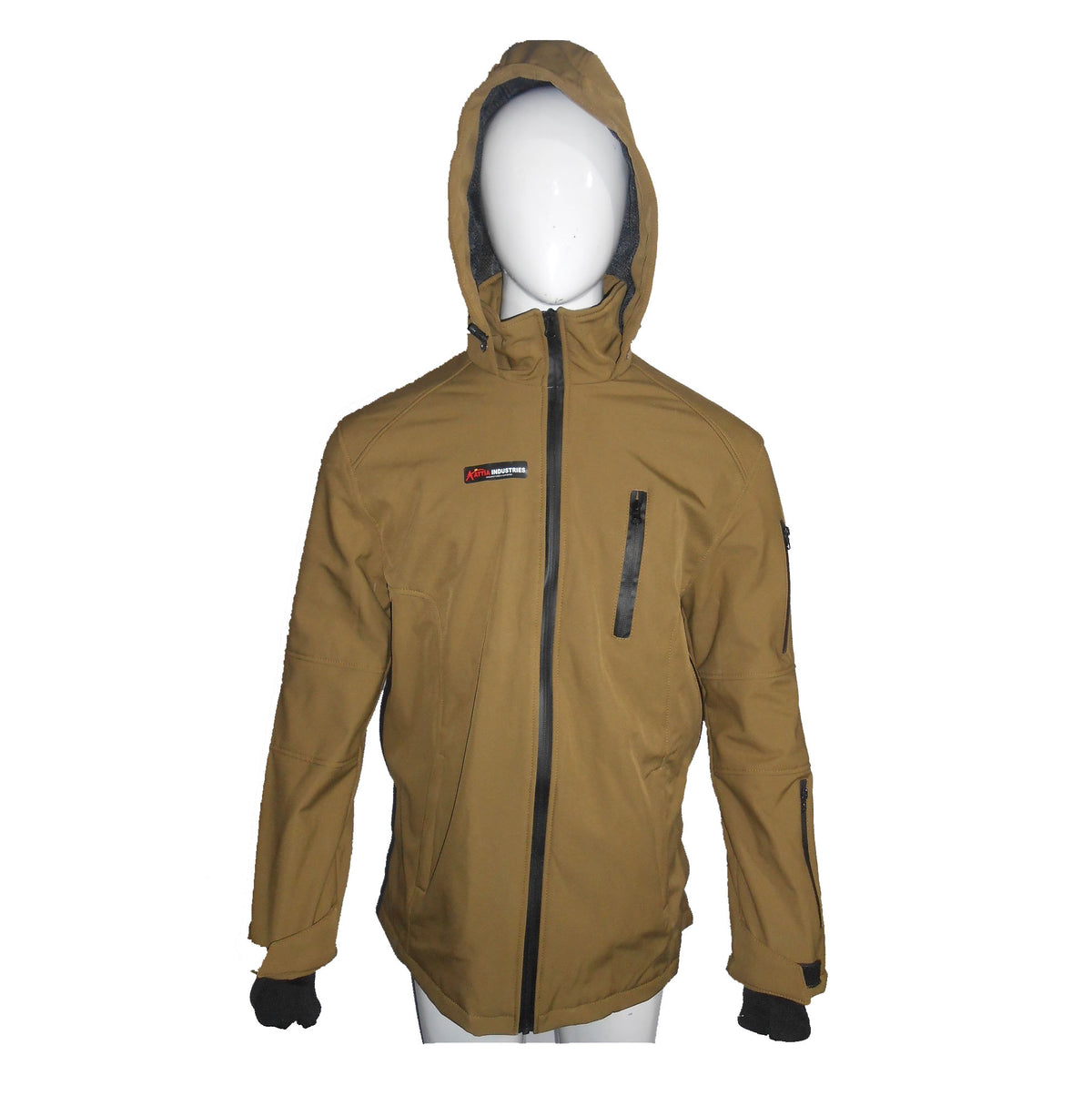 ATTIA Men's Hooded Outdoor Jacket – Natural Tan