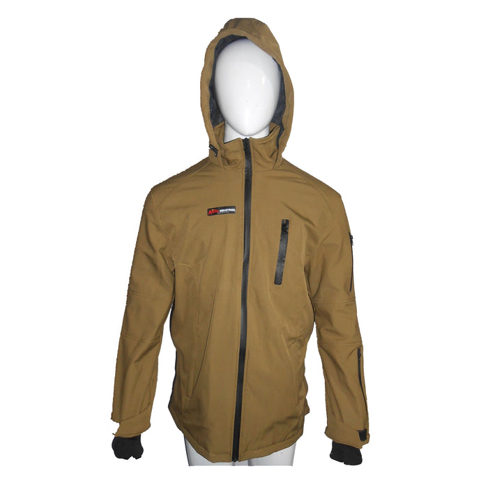 ATTIA Men's Hooded Outdoor Jacket – Natural Tan