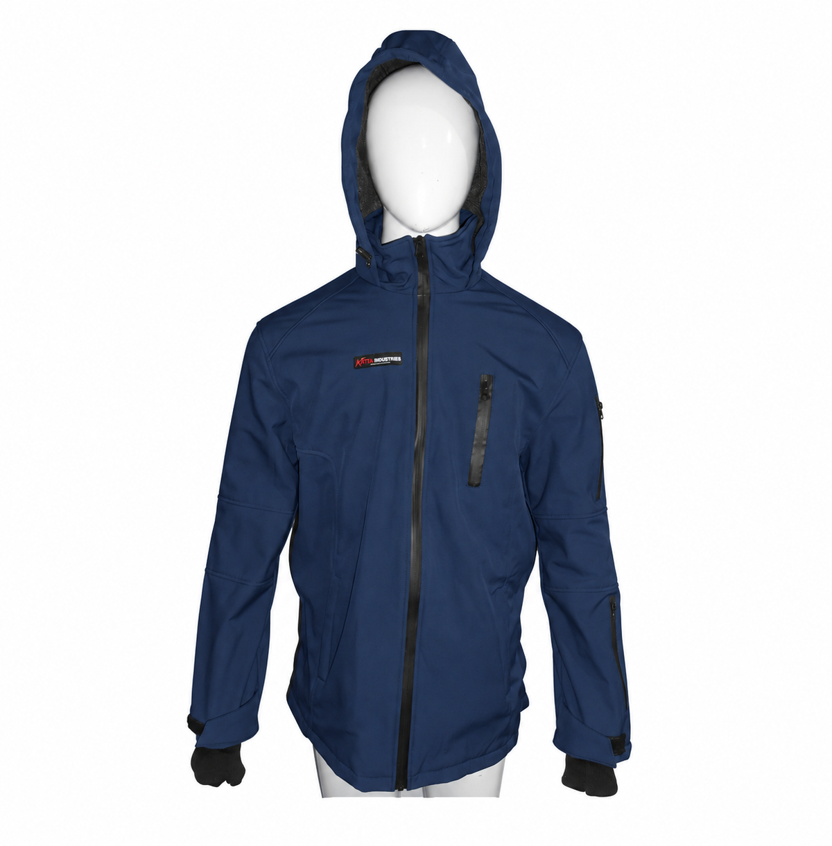 ATTIA Men's Hooded Outdoor Jacket – Navy
