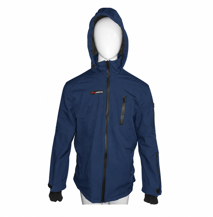 ATTIA Men's Hooded Outdoor Jacket – Navy