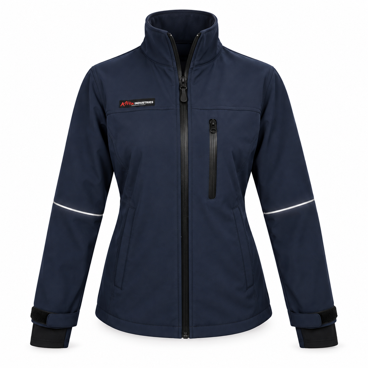 ATTIA Women's Full-Zip Outdoor Jacket – Navy