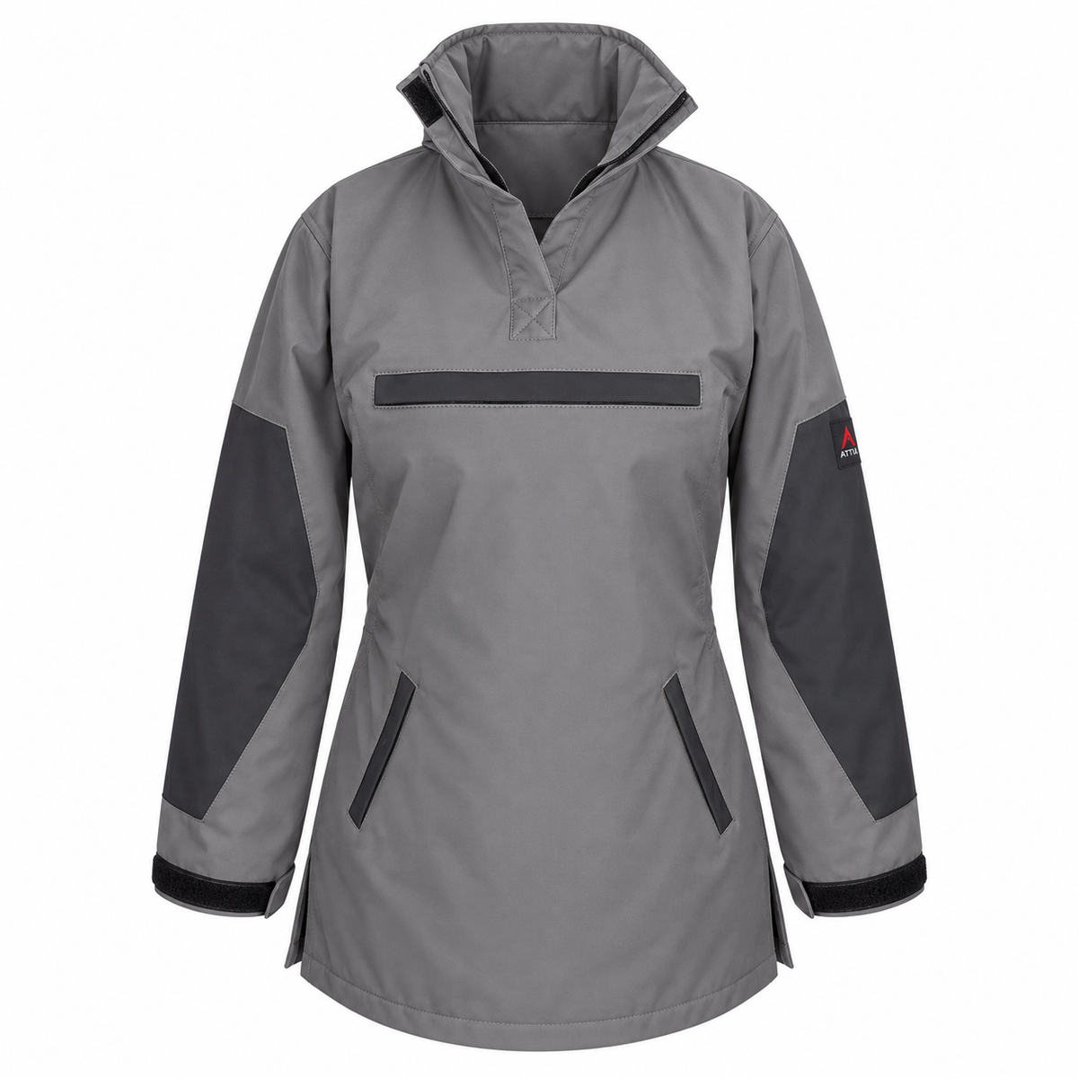 ATTIA Women's Pullover Outdoor Jacket – Grey