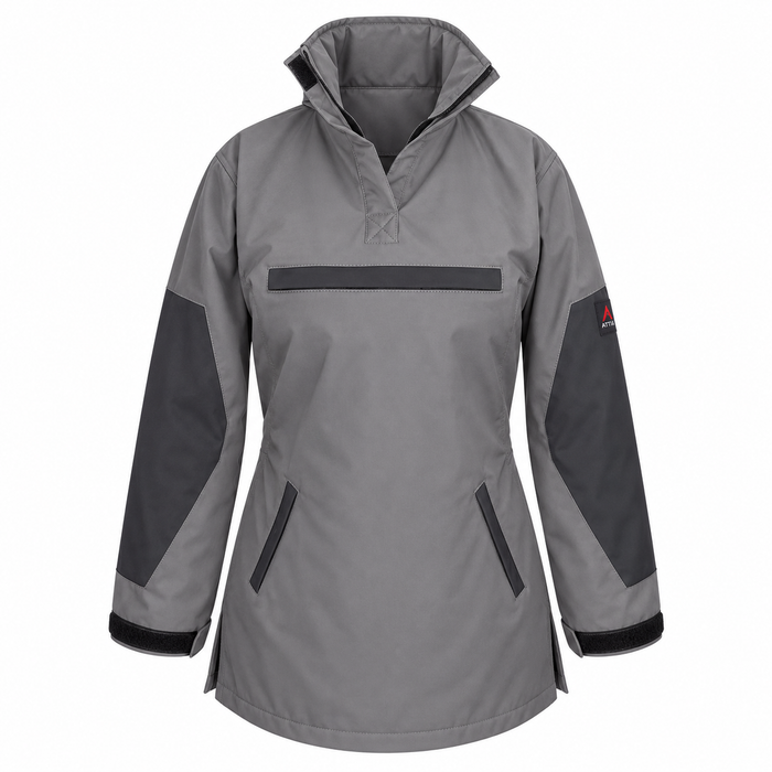 ATTIA Women's Pullover Outdoor Jacket – Grey